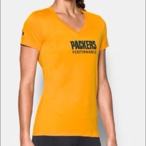 Under Armour Green Bay Packers v-neck- GREEN
